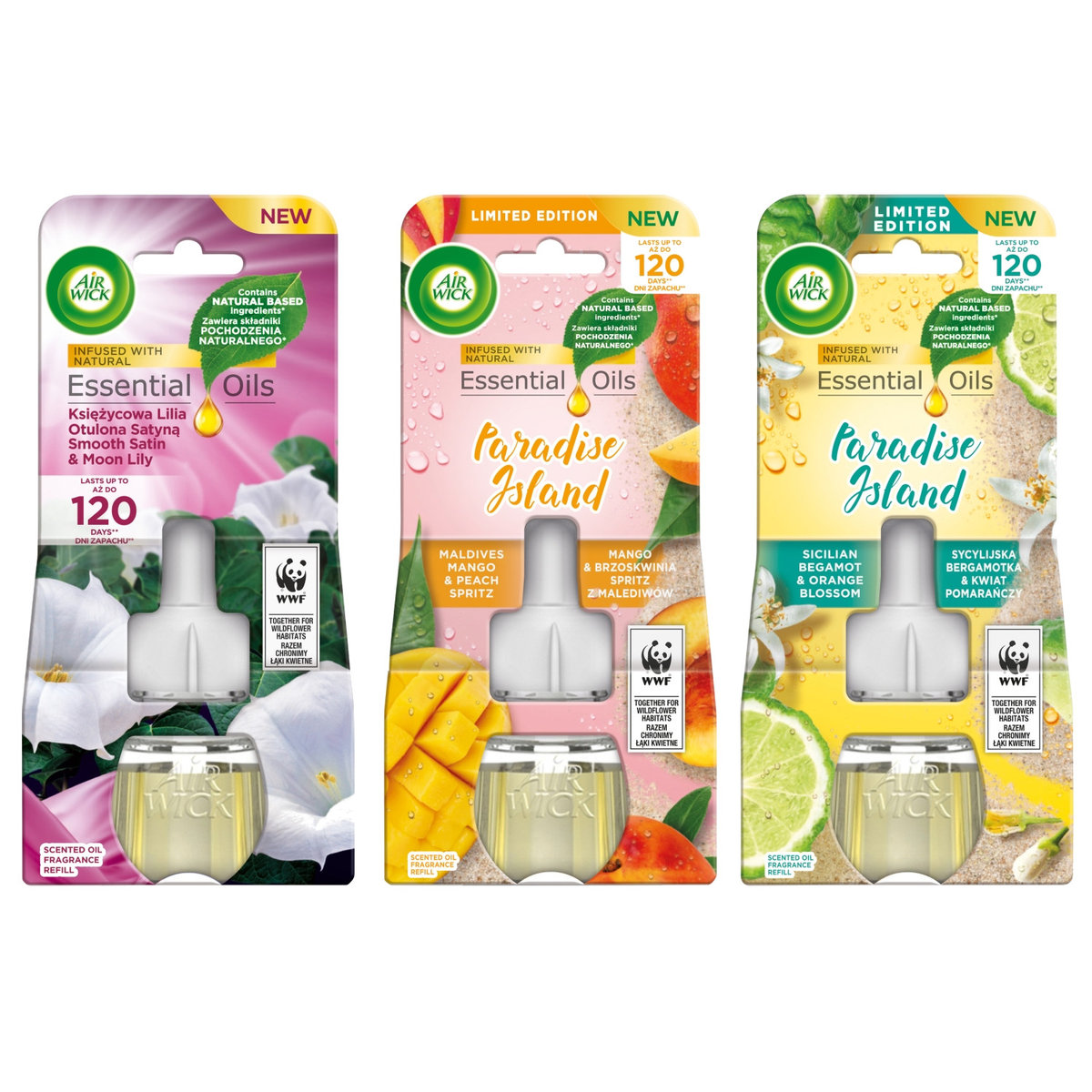 Wkład elektryczny zapach AirWick mix 3x 19 ml AIR WICK Sklep