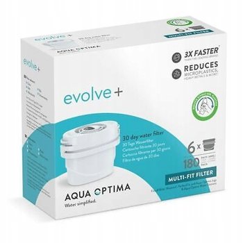 Wkład Filtr Aqua Optima Evolve+ 6 Szt Do Brita Maxtra Dafi Unimax Aquaphor - Quinny