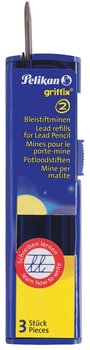 Wkład grafit rysik do ołówka Griffix 3szt PELIKAN - 3szt - Pelikan