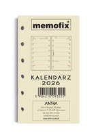 Wkład kalendarzowy 2026 tygodniowy A6 