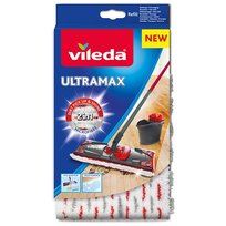 Wkład mopowy VILEDA Ultramax, 2 szt. - 35x14 cm mikrofibra kompatybilny z Ultramat Turbo Easy Wring 1-2 Spray płaski mop wymienny Vileda