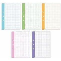 Wkład Notes  Do Segregatora A5 Krata Kolorowy Margines 50K. - Interdruk