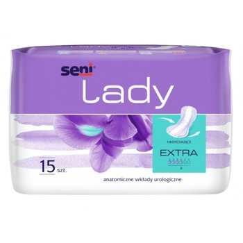 Wkładki urologiczne dla kobiet Seni Lady Extra  14x29.5cm 15 szt. - Seni