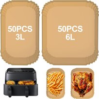 WKŁADY PAPIER DO FRYTKOWNICY AIR FRYER PHILIPS 100 SZT 3000 5000 3 + 6 L Philips
