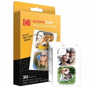 Wkłady Papier Wkład Do Aparatu Kodak Step Touch Drukarki Step 60x Naklejki - Kodak