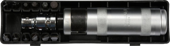 Wkrętak udarowy chrom z końcówkami VOREL, 14 szt