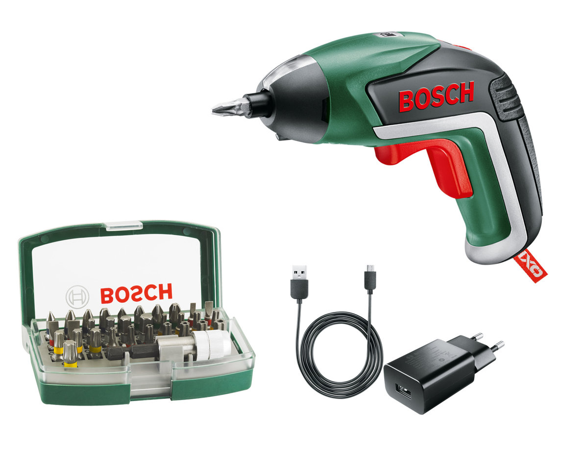 Wkrętarka BOSCH IXO, + 32szt bitów, 3,6 V