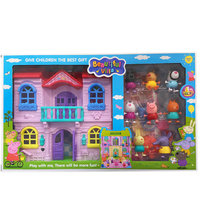 WKS, ŚWINKA PEPPA Duży Domek Rodzinny + Figurki