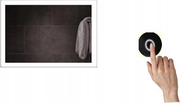 WŁĄCZNIK DOTYKOWY DODATEK DO LUSTRA LED - Stylowelustro