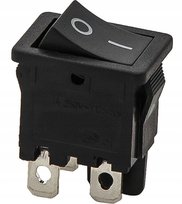 WŁĄCZNIK PRZEŁĄCZNIK KOŁYSKOWY ROCKER 2 POZYCYJNY ON OFF 4 PINY 10A 250V Blow