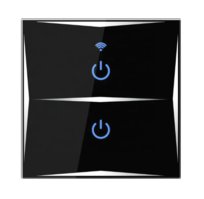 WŁĄCZNIK ŚWIATŁA LED PODWÓJNY PREMIUM SMART WIFI SZKLANY DOTYKOWY