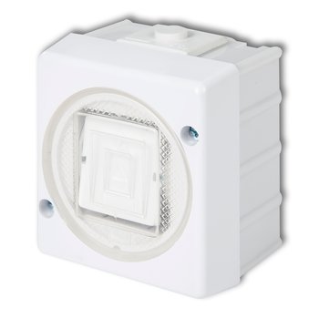 Włącznik Światła Pojedynczy Natynkowy Hermetyczny Uniwersalny IP44 KARLIK - Karlik