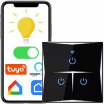 WŁĄCZNIK ŚWIATŁA WIFI TUYA BEZPRZEWODOWY DOTYKOWY POTRÓJNY SMART DOPUSZKOWY