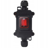 WŁĄCZNIK WACHACZOWY IP67 WODOODPORNY 220V 30A OGNIWOODPORNY PC