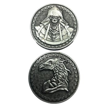 Władcy Srebrna Metalowa Moneta 1 Szt - RGFK