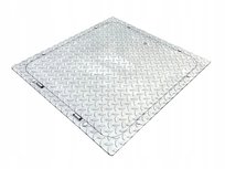 WŁAZ REWIZYJNY STUDZIENKA 500x500 NIERDZ RYFLOWANA