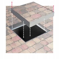 WŁAZ REWIZYJNY STUDZIENKA 800/800/50mm nierdzewka