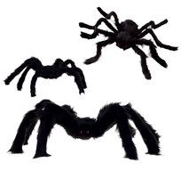Włochaty Pająk Gigant Tarantula Olbrzym Dekoracja Na Halloween 60 Cm