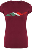 Włochy Damski Modny T-shirt Nadruk Rozm.XXL
