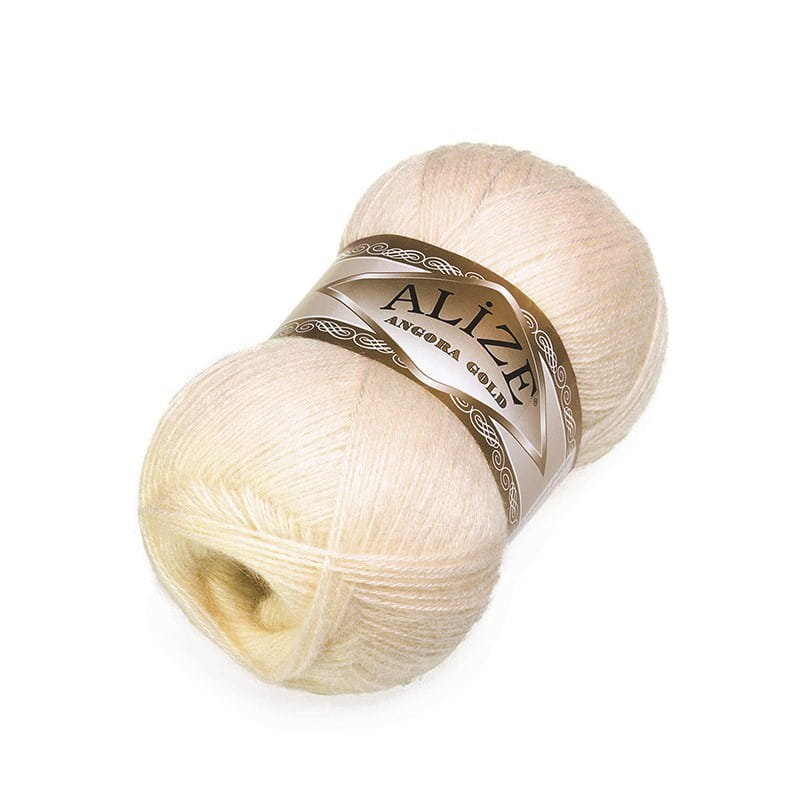Włóczka Alize Angora Gold Nr 67 Kremowy/Jasny Beż - OPUS | Sklep EMPIK.COM