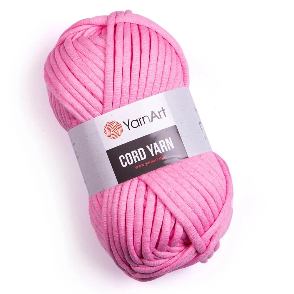 Włóczka YarnArt Cord Yarn nr 762 jasny różowy gruba z wypełnieniem 250g ...