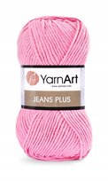 Włóczka YarnArt Jeans Plus 36 róż YarnArt