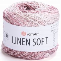 Włóczka YarnArt Linen Soft / 100 g / len wiskoza bawełna / 7405 / mix YarnArt