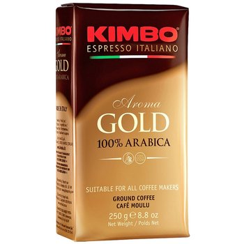 Włoska kawa mielona import KIMBO Aroma Gold 100% Arabica, 250 g - Kimbo