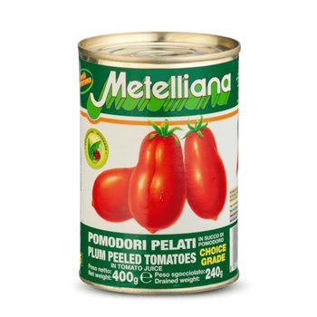 Włoskie pomidory pelati w puszce do sosów makaronu 400g Metelliana - Inna marka