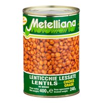 Włoskie soczewica konserwowa w puszce do sałatek past 400g Metelliana