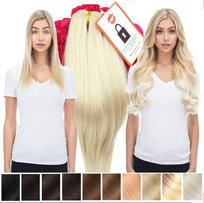 Włosy Doczepiane naturalne na klipsach 7 taśm 47 cm 100 gramów.