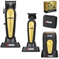WMARK NG-1638B KIT Barber Zestaw Profesjonalny maszynka + trymer + golarka