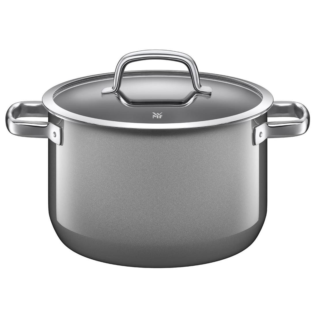 WMF, Garnek z pokrywką Fusiontec Mineral, srebrny, 6,5 l