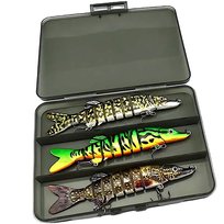 Wobler Jerk Woblery na Szczupaka ETUSO 12.5cm 17g 3szt Przynęty Spinningowe Etuso
