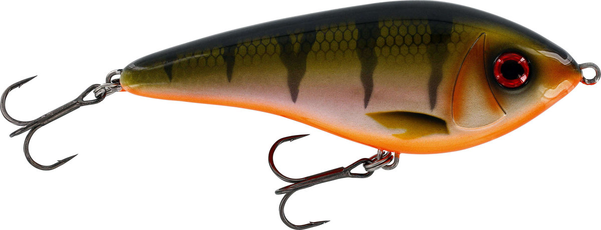 Westin Swim Glidebait Jerkbait Per Luccio - 15cm 107g Suspending Firetiger - Esca Artificiale Affondante