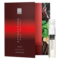 Woda toaletowa Attraction Deep Instinct dla Niego - ulotka z próbką AVON