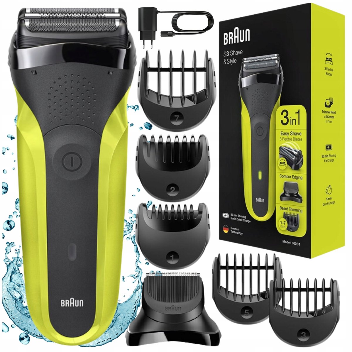 Empik WODOODPORNA GOLARKA BRAUN TRYMER DO GOLENIA ZAROSTU TWARZY BRODY