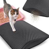 Wodoodporna mata, podkładka pod kuwetę dla kota z podwójną warstwą
