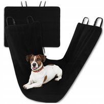 Wodoodporna mata samochodowa dla psa i kota ochrona tylnej kanapy 135x135cm