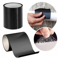 Wodoodporna Taśma Uszczelniająca Klejąca Czarna Uniwersalna 1,5M