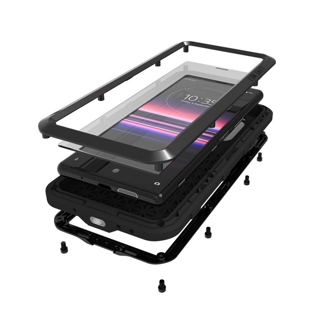 Sony Xperia 10 VII Tempered Glass Screen Protector - 9H - Case Friendly Transparentnone 18092025 01 P