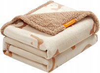 Wodoodporny Koc Dla Zwierząt Domowych, Dla Psów, Kotów, 203 X 152Cm Beżowy