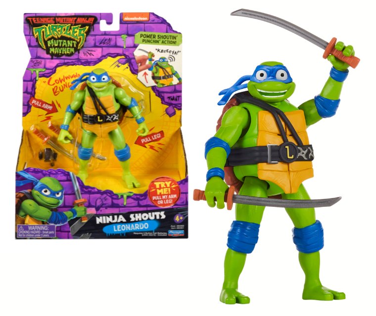 Zdjęcia - Figurka / zabawka transformująca Playmates Wojownicze Żółwie Ninja Figurka Leonardo Zmutowany Chaos 14Cm 