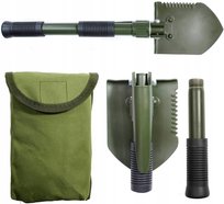 Wojskowa Saperka Składana Łopata Kilof Piła Survivalowa Taktyczna 4W1 Etui Anytech