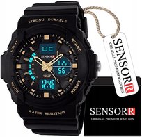 Wojskowy Zegarek Dziecięcy Dla Chłopca Wstrząsoodporny Wodoodporny Sensorr