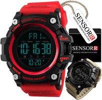 Wojskowy Zegarek Męski Wstrząsoodporny Wodoodporny Duży Ekran Led Sensorr