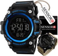 Wojskowy Zegarek Męski Wstrząsoodporny Wodoodporny Duży Ekran Led Sensorr