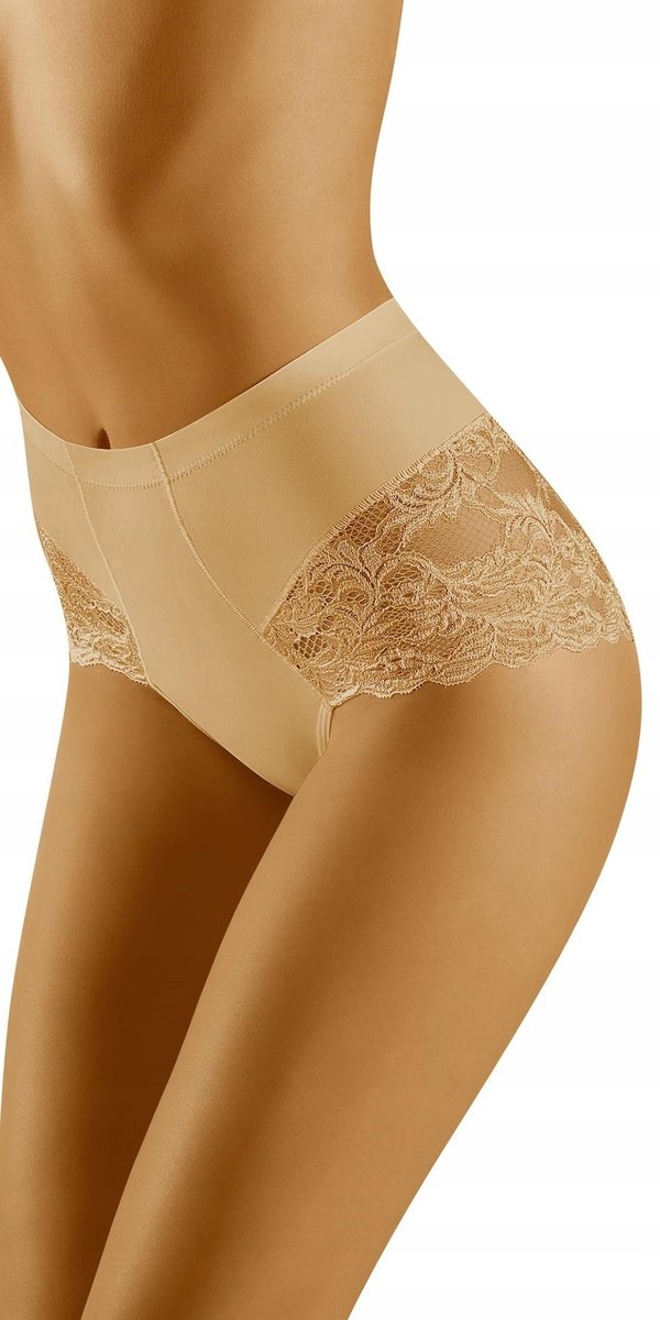 Wolbar Mutandine Donna WB178 In Cotone, Vita Moderata, Beige, Taglie Forti - 4