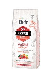 Wołowina z dynią BRIT Fresh Puppy Large Beef with Pumpkin, 12 kg - Brit