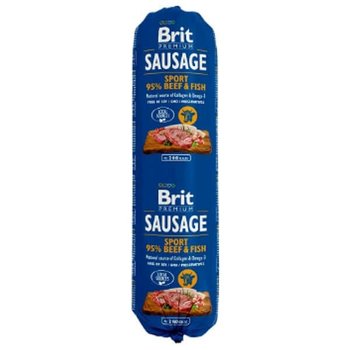 Wołowina z rybą BRIT Sausage Beef&Fish, 800 g - Brit